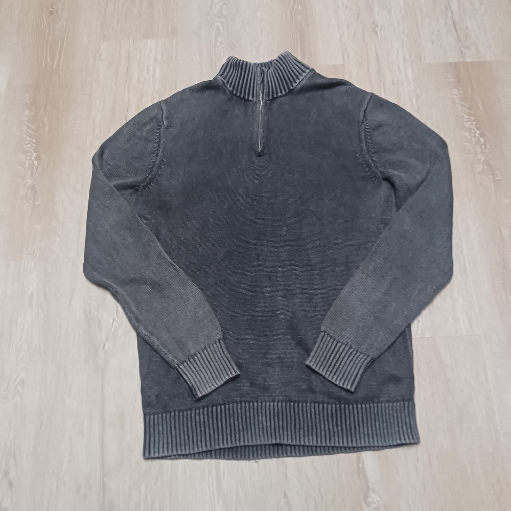 Goodthreads Men's Dark Gray Zip-Up Sweater